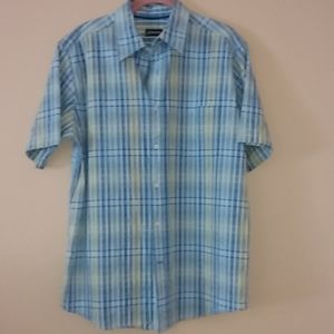 St John's Bay Short Sleeve Button Down Shirt